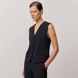 HERSKIND Atlas vest - navy melange
