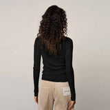 HERSKIND Camb Knit Blouse - sort