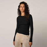 HERSKIND Camb Knit Blouse - sort