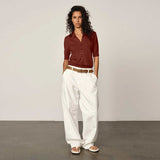 HERSKIND Kaspar Knit Cardigan - Marron