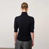 HERSKIND Perry Knit bluse - navy