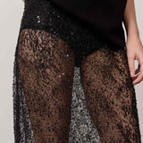 HERSKIND Risa nederdel - sort