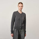 HERSKIND Roselle Cardigan - grå