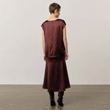 HERSKIND Tove top - mahogany brun