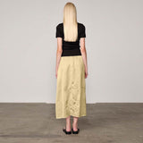 HERSKIND Amanda nederdel - Pale Lime