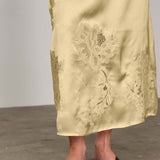 HERSKIND Amanda nederdel - Pale Lime