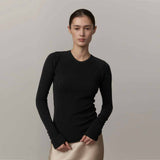 HERSKIND Camil Knit Blouse - Dark Grey