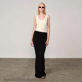 HERSKIND Morris Knit top - off white