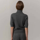 HERSKIND Perry Knit Blouse - Dark Grey