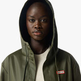 HUNTER Izzy hooded regnjakke - kambaba