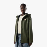 HUNTER Izzy hooded regnjakke - kambaba
