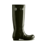 HUNTER Original Tall Gloss gummistøvler - Dark Olive grøn