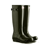 HUNTER Original Tall Gloss gummistøvler - Dark Olive grøn