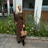 ISABEL MARANT Charissa kjole - dark khaki