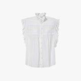 ISABEL MARANT Dersia top - Hvid