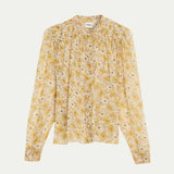 ISABEL MARANT Florine top - Lys Gul/Ecru