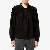 ISABEL MARANT Christa skjorte - sort