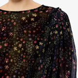 ISABEL MARANT Firda kjole - Sort/Ecru