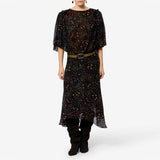 ISABEL MARANT Firda kjole - Sort/Ecru