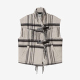 ISABEL MARANT Ginesa cardigan vest - Ecru/Sort