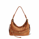 JEROME DREYFUSS Lucky Hobo taske - caramel brun ruskind