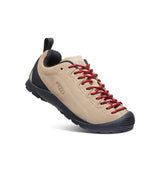 beige sneakers med røde snørebånd købt i HAUSFRAU