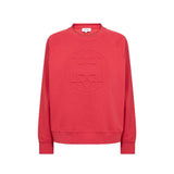 LEVETE ROOM Nuka 11 sweatshirt - Mars Red