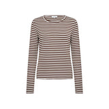 LEVETE ROOM Ika 11 bluse - Fondue Fudge Combi