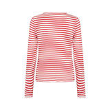LEVETE ROOM Ika 11 bluse - Mars Red Combi