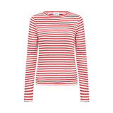 LEVETE ROOM Ika 11 bluse - Mars Red Combi