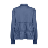 LEVETE ROOM Isla Solid 95 skjorte - vintage indigo