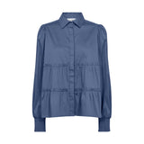 LEVETE ROOM Isla Solid 95 skjorte - vintage indigo