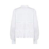 LEVETE ROOM Isla Solid 95 Skjorte - hvid