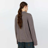 LEVETE ROOM Ismaila 9 strik bluse - walnut