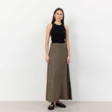 LEVETE ROOM Naja 30 hør nederdel - morel