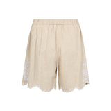 Hør shorts med blonder fra Levete Room