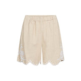 Hør shorts med blonder fra Levete Room