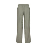 LEVETÉ ROOM Naja 7 hør bukser - dark moss