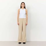 LEVETE ROOM Naja 7 hør bukser - island fossil