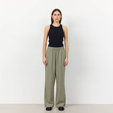 LEVETÉ ROOM Naja 7 hør bukser - dark moss