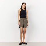 LEVETE ROOM Naja 8 hør shorts - Morel