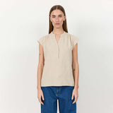 LEVETE ROOM Naja 19 hør top - island fossil