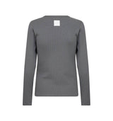 LEVETE ROOM Numbia 3 bluse - mørkegrå