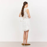 Hvid blonde top fra Levete Room