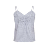 LEVETE ROOM Riss 2 top - White Combi