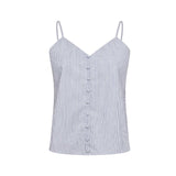 LEVETE ROOM Riss 2 top - White Combi