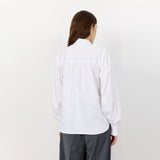 LEVETE ROOM Isla solid 117 skjorte - Hvid