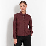 LEVETE ROOM Isla Solid 136 skjorte - Sassafras
