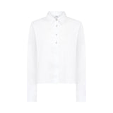 LEVETE ROOM Isla Solid 136 skjorte - White