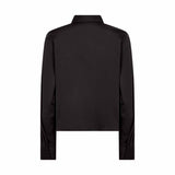 LEVETE ROOM Isla Solid 136 skjorte - Black